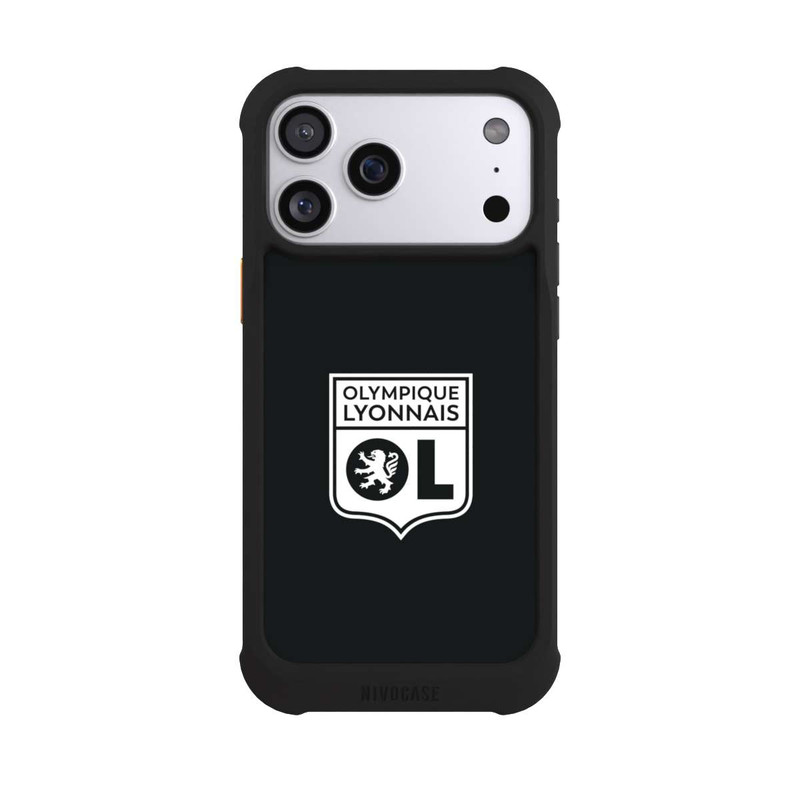 iPhone 17 Pro Max NIVOmax Logo OL noir et blanc