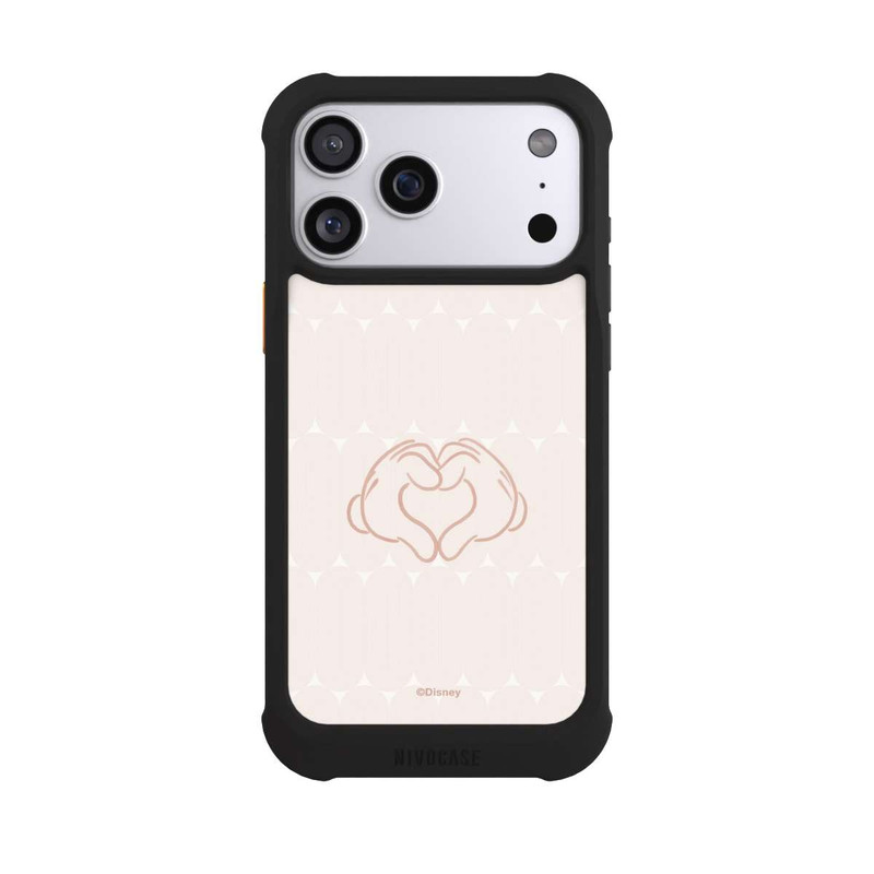 iPhone 17 Pro Max NIVOmax Mains de Mickey Coeur Boho