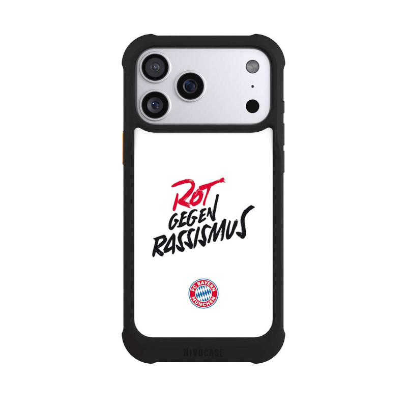 iPhone 17 Pro Max NIVOmax FCB Rot gegen Rassismus