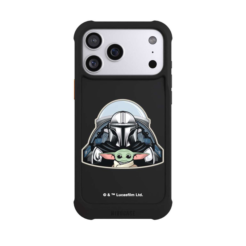 iPhone 17 Pro Max NIVOmax Mando et Grogu Transparent
