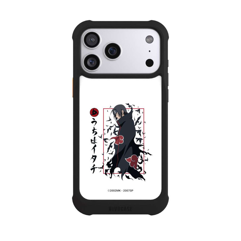 iPhone 17 Pro Max NIVOmax Les corbeaux Itachi blanche