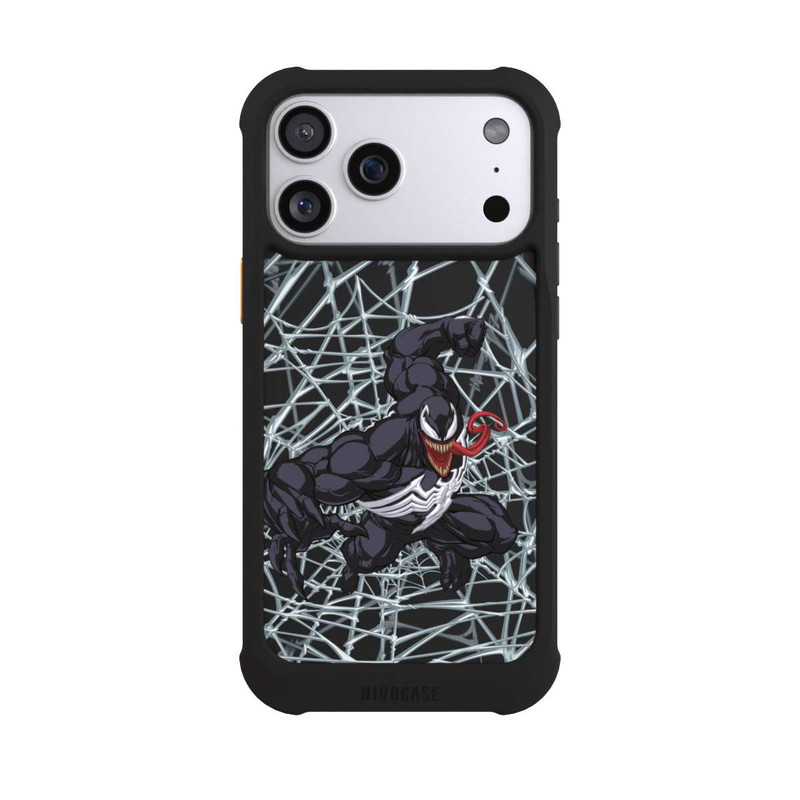 iPhone 17 Pro Max NIVOmax Venom Toile d'Araignée