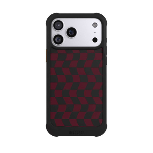 Apple iPhone 17 Pro Max NIVOmax Karo Weinrot