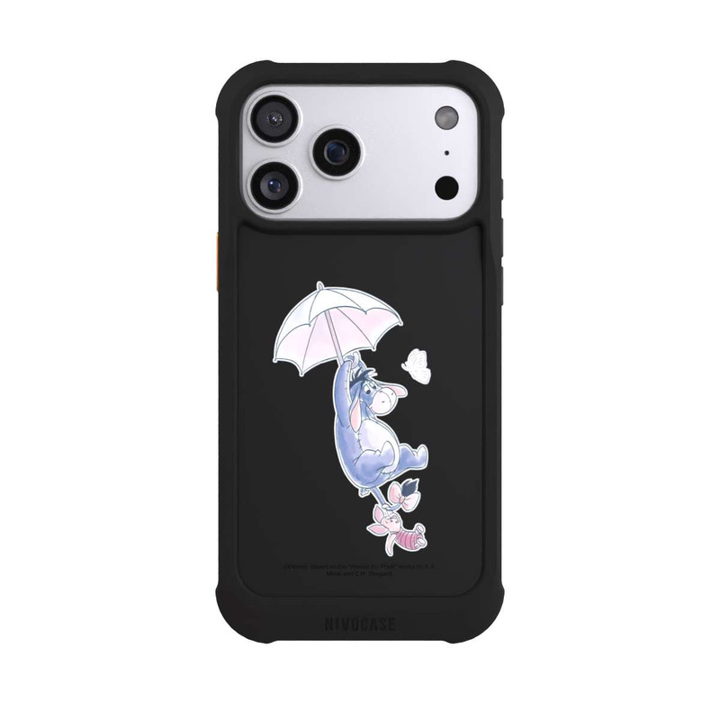 iPhone 17 Pro Max NIVOmax Winnie Pooh Eeyeore Find Happiness Transparent