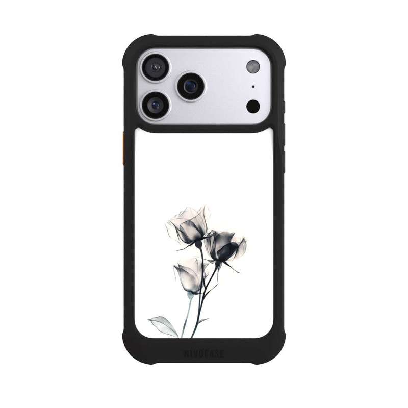 iPhone 17 Pro Max NIVOmax Schwarze Blume