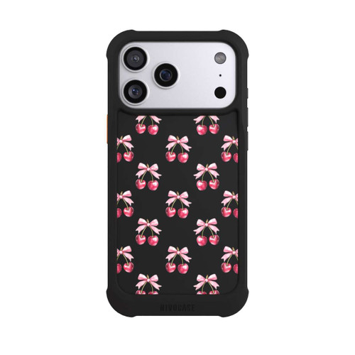 Apple iPhone 17 Pro Max NIVOmax Cherry Bow Pattern Transparent with AI