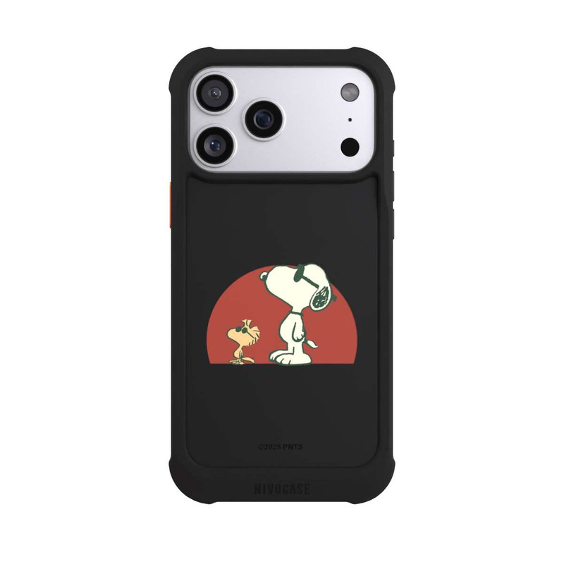 iPhone 17 Pro Max NIVOmax Snoopy Woodstock Far Out transparent