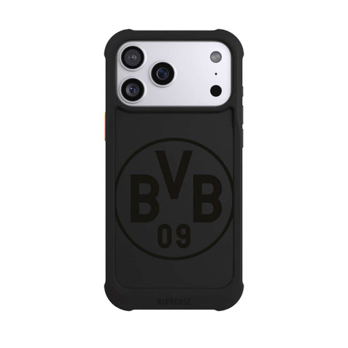 Apple iPhone 17 Pro Max NIVOmax BVB Logo Schwarz Transparent