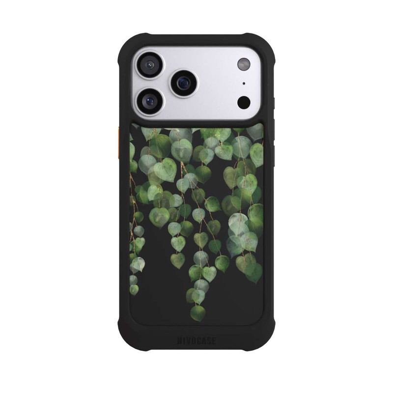 iPhone 17 Pro Max NIVOmax Eucalyptus Hanging Watercolor Transparent