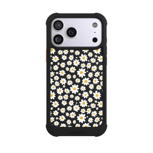 Apple iPhone 17 Pro Max NIVOmax Daisy Flower Seamless Pattern Transparent