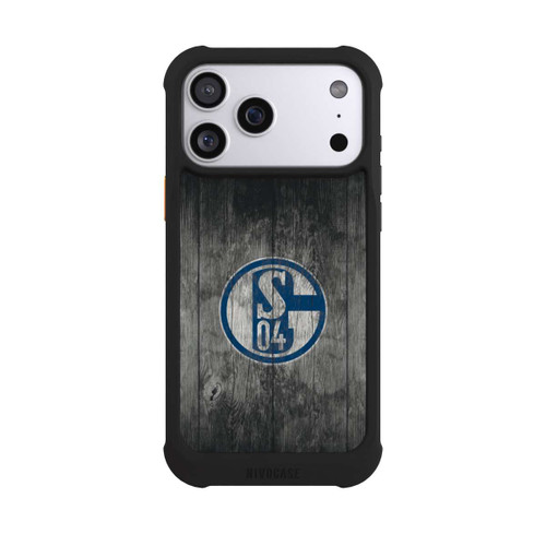 Apple iPhone 17 Pro Max NIVOmax Schalke 04 Holz Look
