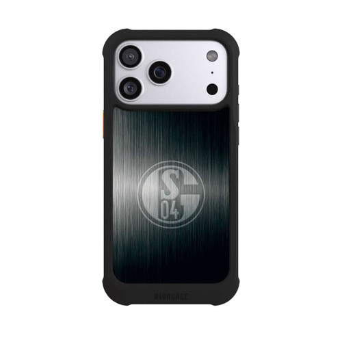 Apple iPhone 17 Pro Max NIVOmax Schalke 04 Metall Look
