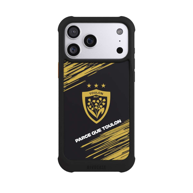 iPhone 17 Pro Max NIVOmax RCT Logo Monochrome Doré