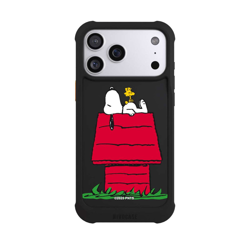 iPhone 17 Pro Max NIVOmax Snoopy and Woodstock Classic transparent