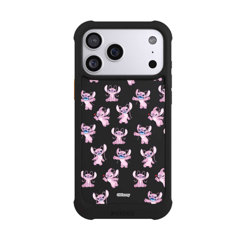 iPhone 17 Pro Max NIVOmax Angel Faces Pattern Transparent