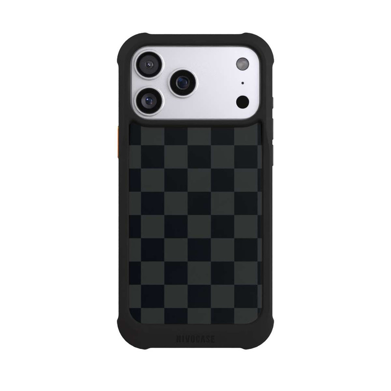 iPhone 17 Pro Max NIVOmax Schachbrett Schwarz