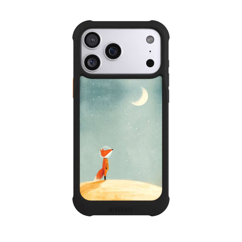 iPhone 17 Pro Max NIVOmax Fuchs im Mondlicht