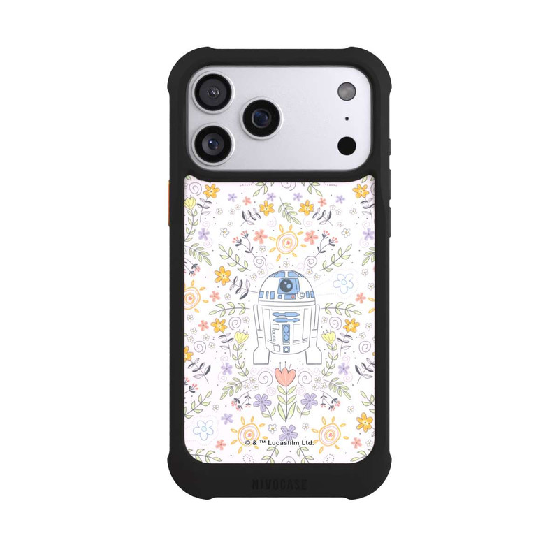 iPhone 17 Pro Max NIVOmax R2D2 Blumen Muster