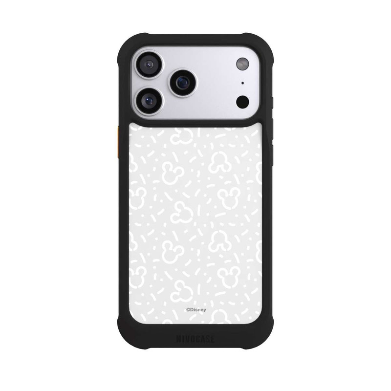 iPhone 17 Pro Max NIVOmax Disney Mickey Icon Pattern Grey
