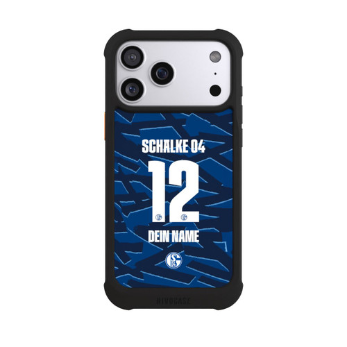 Apple iPhone 17 Pro Max NIVOmax Schalke 04 Trikot Personalisierbar 25-26