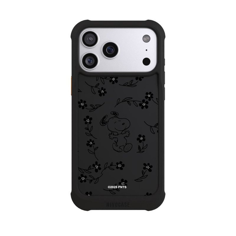 iPhone 17 Pro Max NIVOmax Snoopy und Flowers Transparent