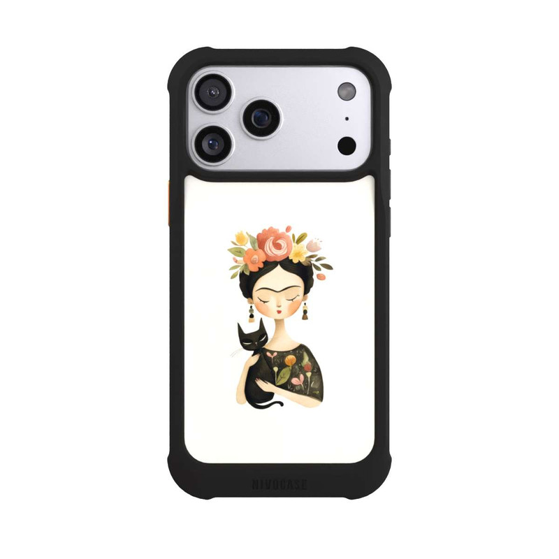 iPhone 17 Pro Max NIVOmax Mexikanische Ikone und Katze