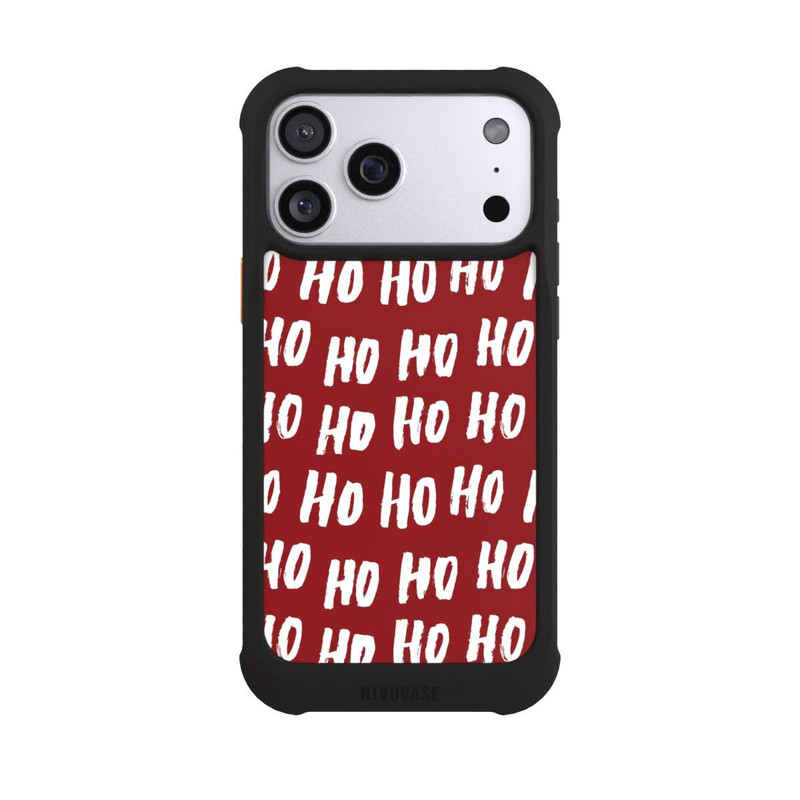 iPhone 17 Pro Max NIVOmax Ho Ho Ho Christmas Red Pattern