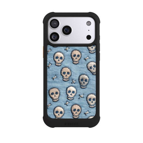 Apple iPhone 17 Pro Max NIVOmax Skulls on Jeans Pattern