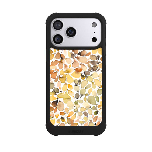 Apple iPhone 17 Pro Max NIVOmax Eukalyptus Aquarellblätter Braun Herbst