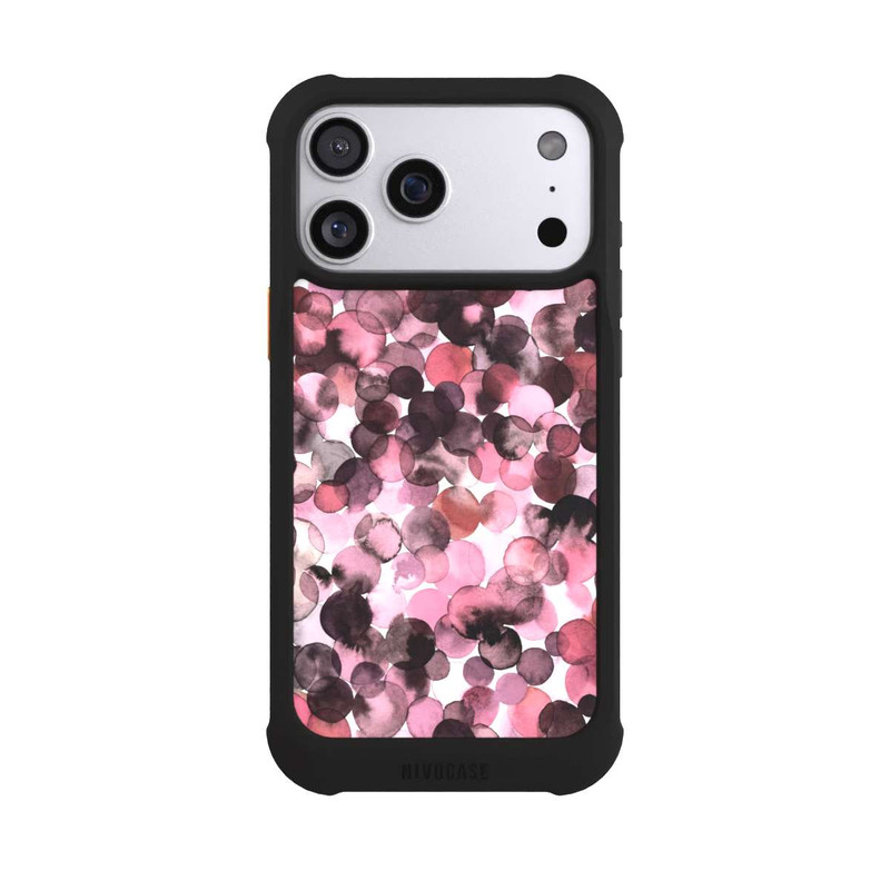 iPhone 17 Pro Max NIVOmax Purple Dots Watercolor