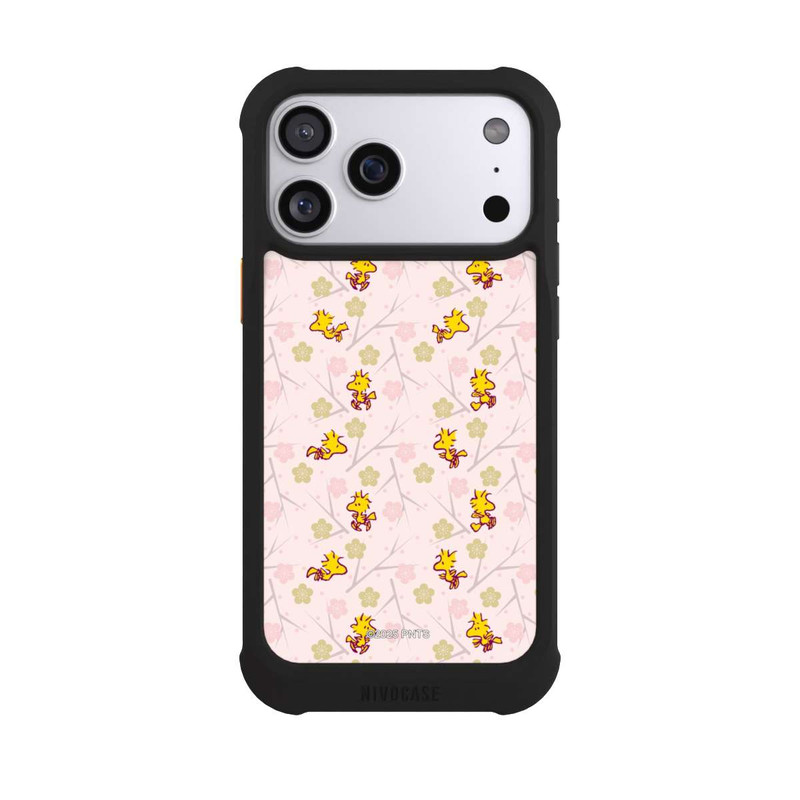 iPhone 17 Pro Max NIVOmax Woodstock Pink Pattern