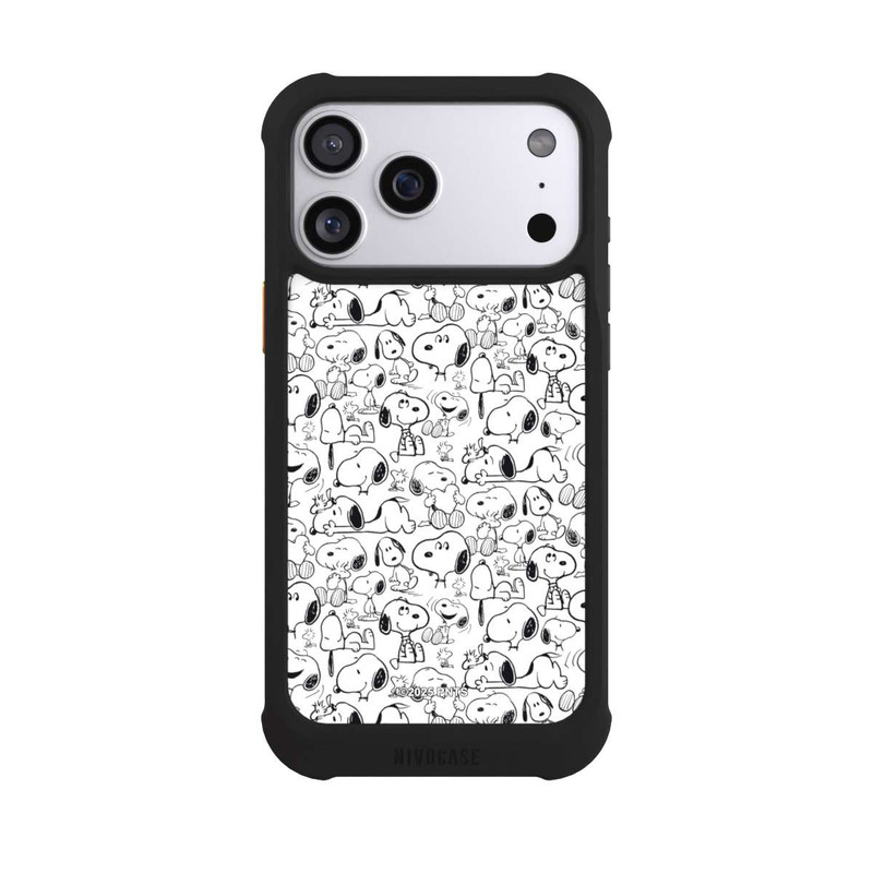 iPhone 17 Pro Max NIVOmax Classic Snoopy Pattern White
