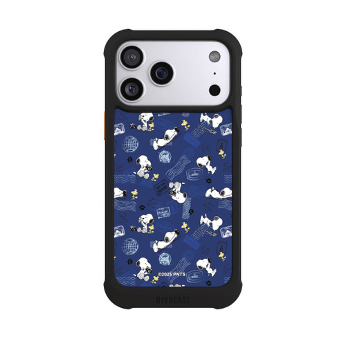 Apple iPhone 17 Pro Max NIVOmax Peanuts Travel Stamps Pattern Blue