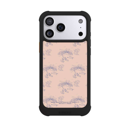 Apple iPhone 17 Pro Max NIVOmax Winnie the Pooh Retro Pattern Bridges Pink