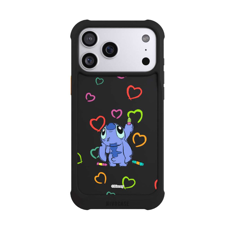 iPhone 17 Pro Max NIVOmax Stitch Draws a Heart Transparent