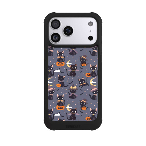 Apple iPhone 17 Pro Max NIVOmax Cute Halloween Witch Cats and Pumpkins