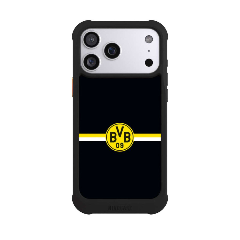 iPhone 17 Pro Max NIVOmax BVB Logo Streifen