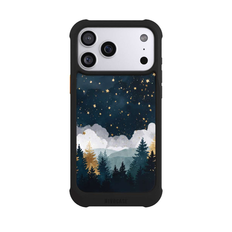 iPhone 17 Pro Max NIVOmax Forêt Nocturne Indigo