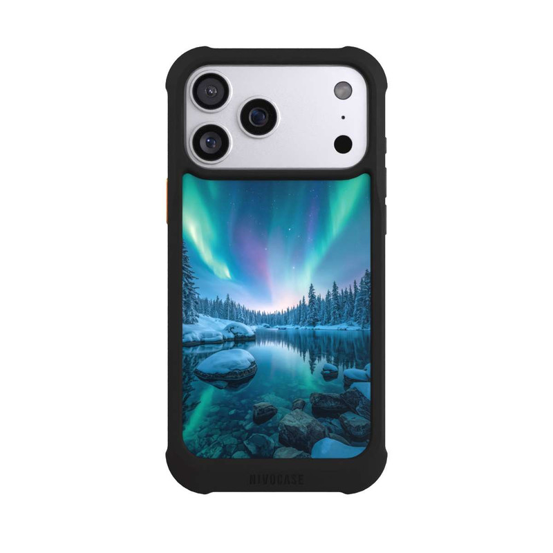 iPhone 17 Pro Max NIVOmax Nordlichter Glühen mit KI