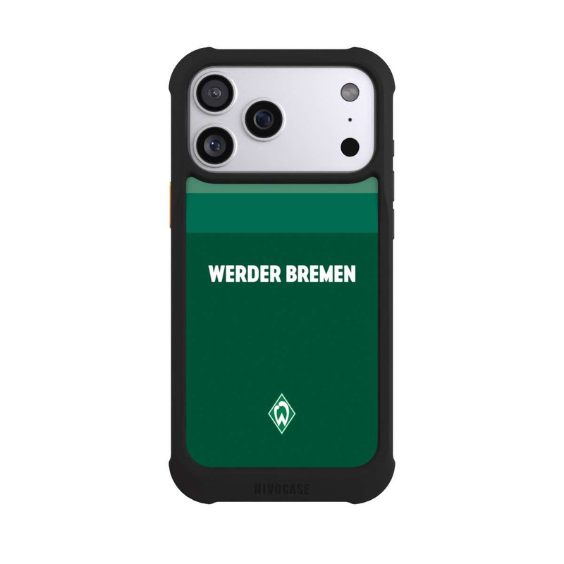 iPhone 17 Pro Max NIVOmax Werder Bremen Schriftzug Raute