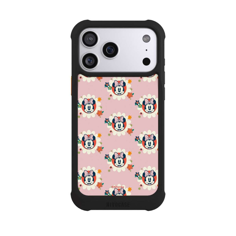 iPhone 17 Pro Max NIVOmax Minnie's Magic Flowers Retro Pattern