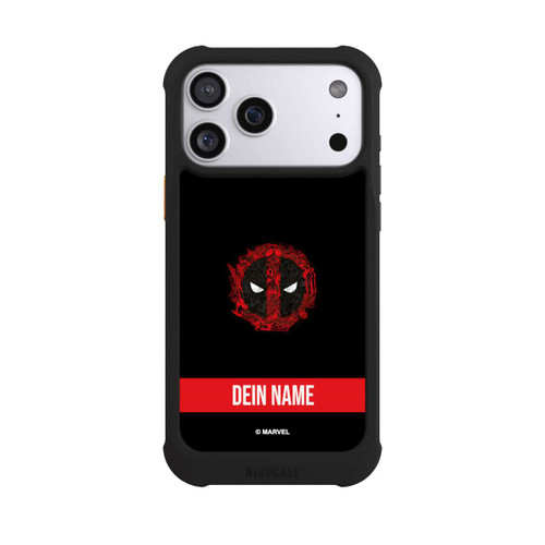 Apple iPhone 17 Pro Max NIVOmax Deadpool Logo Personalisierbar