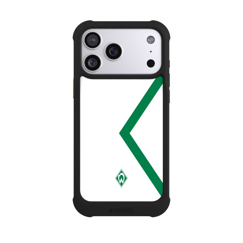 iPhone 17 Pro Max NIVOmax Werder Bremen Rautenelement Grün