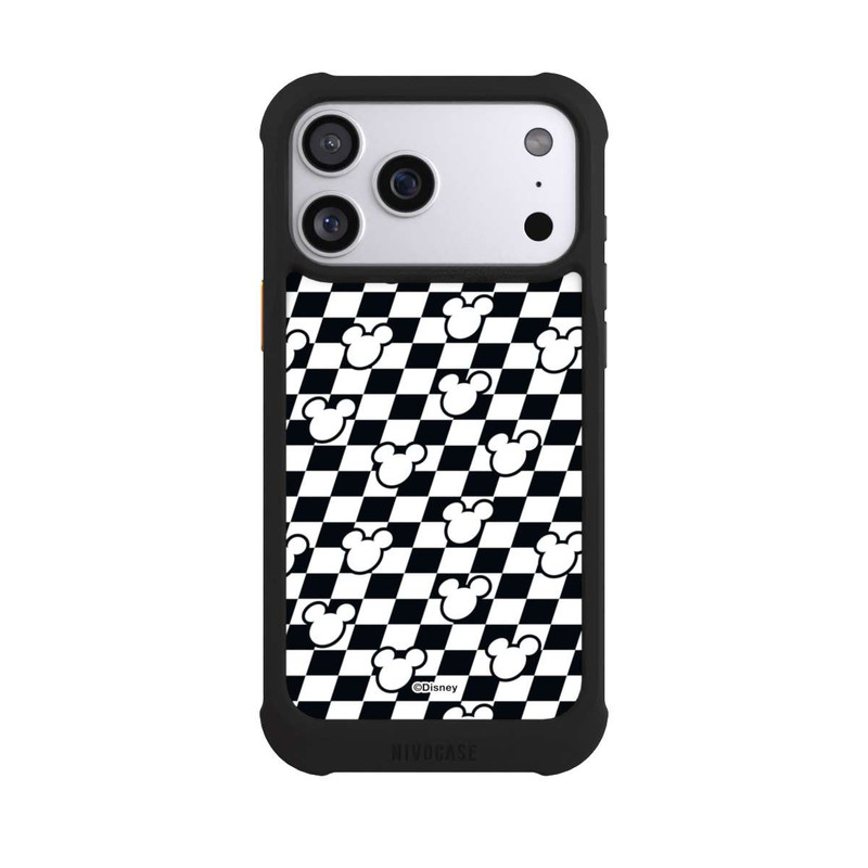 iPhone 17 Pro Max NIVOmax Happy Racing Pattern Mickey Mouse Motorsport