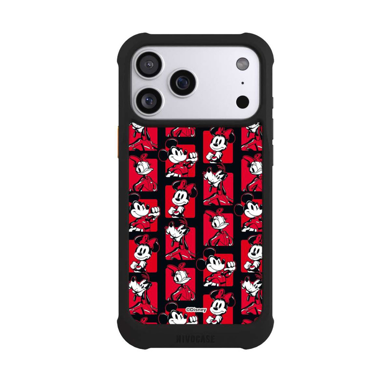 iPhone 17 Pro Max NIVOmax Mickey Mouse Rally Pattern Red