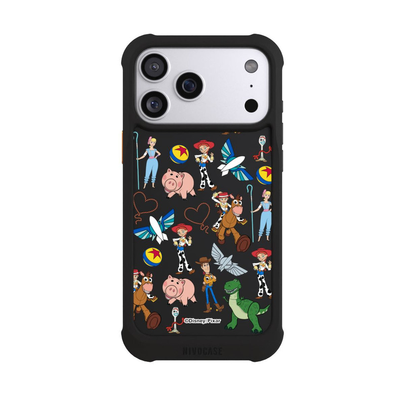 iPhone 17 Pro Max NIVOmax Toy Story 5 Hero Toys Pattern Transparent