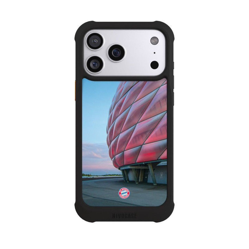 iPhone 17 Pro Max NIVOmax FC Bayern Allianz Arena Morgenröte