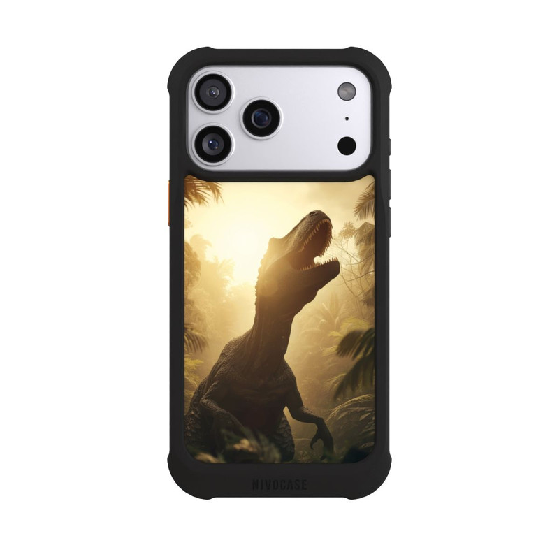 iPhone 17 Pro Max NIVOmax Dinosaure dans la Jungle avec IA