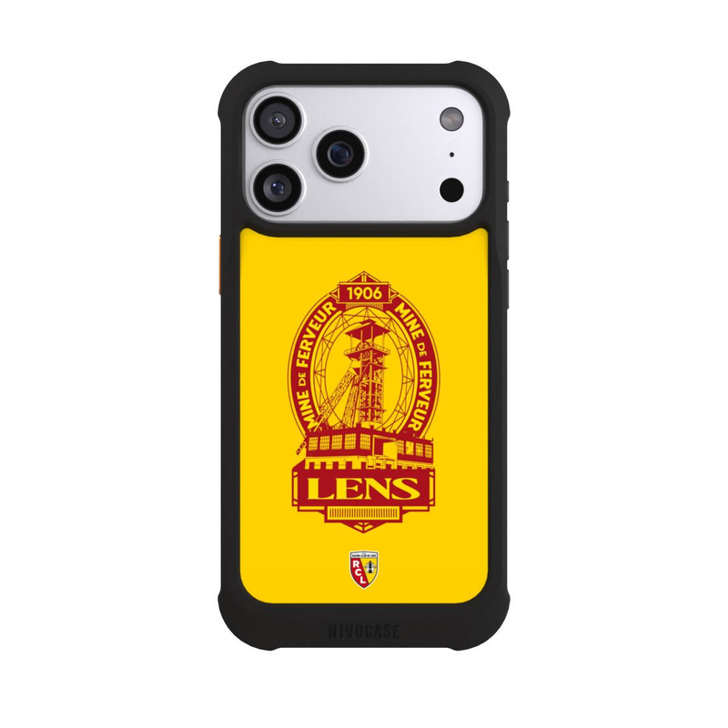 iPhone 17 Pro Max NIVOmax RC Lens Mine de Ferveur Emblem red