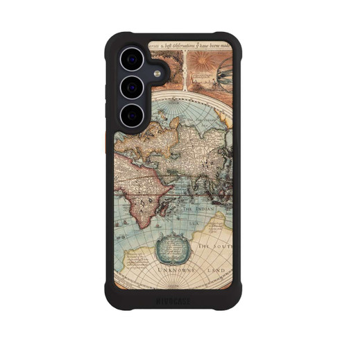 Samsung Galaxy S25 FE NIVOmax Vintage Weltkarte